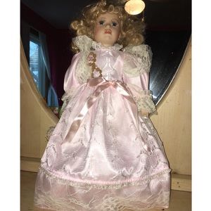 Blonde Porcelain doll